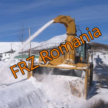 Freza de zapada pentru buldoexcavator sau turbina de zapada Case 580T CASE